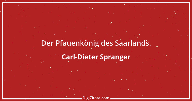 Zitat von Carl-Dieter Spranger 1