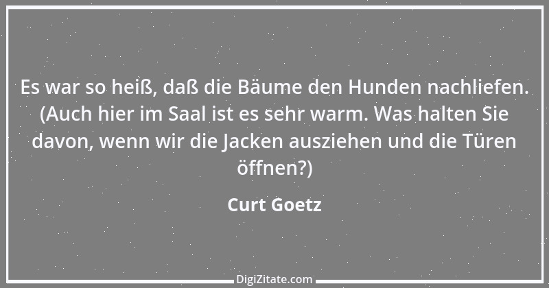 Zitat von Curt Goetz 95