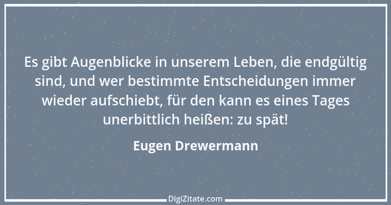 Zitat von Eugen Drewermann 5