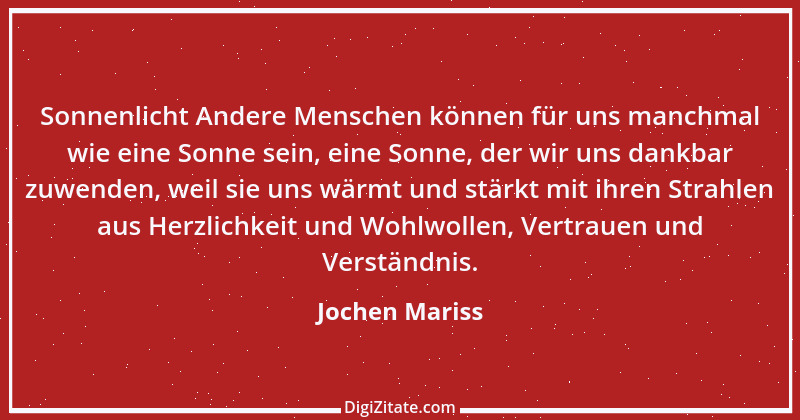 Zitat von Jochen Mariss 77