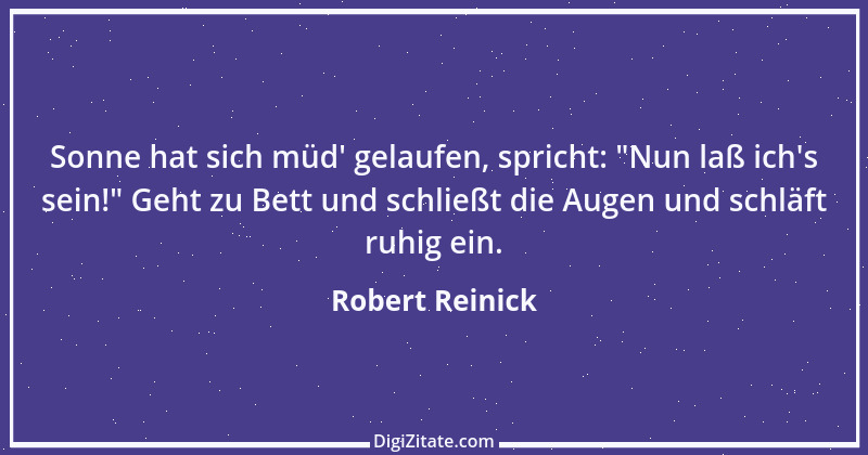 Zitat von Robert Reinick 6