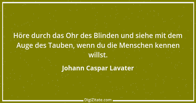 Zitat von Johann Caspar Lavater 66