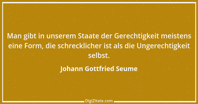 Zitat von Johann Gottfried Seume 29