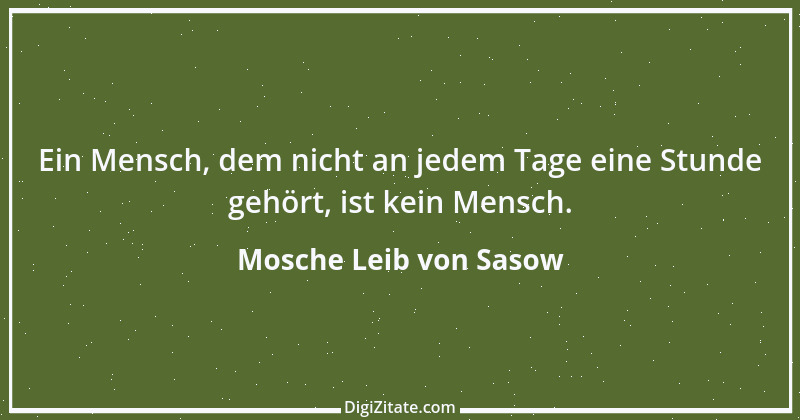 Zitat von Mosche Leib von Sasow 2