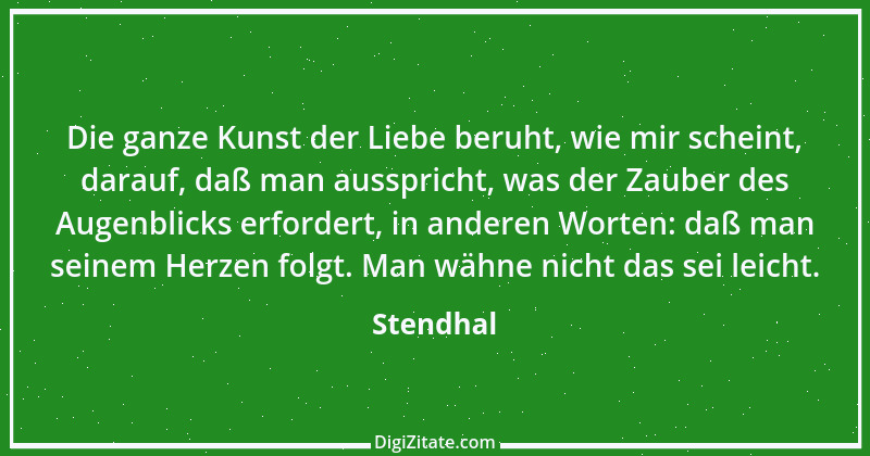 Zitat von Stendhal 66