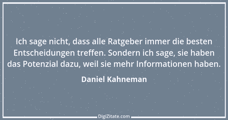 Zitat von Daniel Kahneman 10