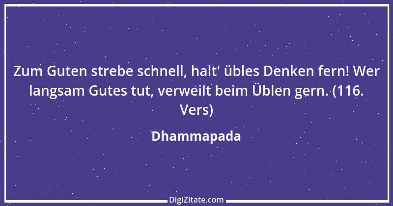 Zitat von Dhammapada 91