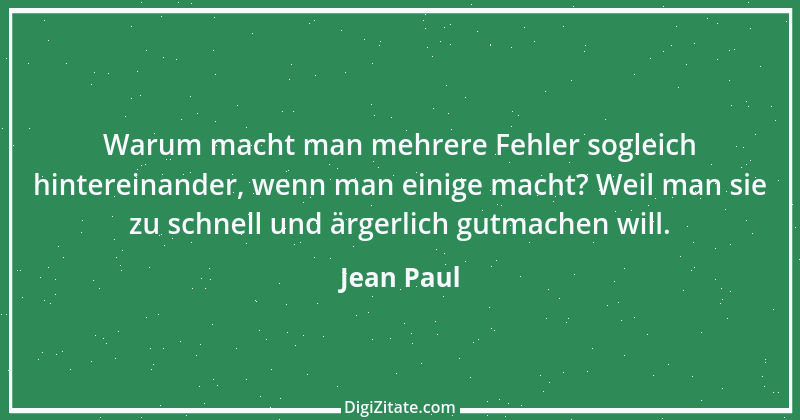 Zitat von Jean Paul 242