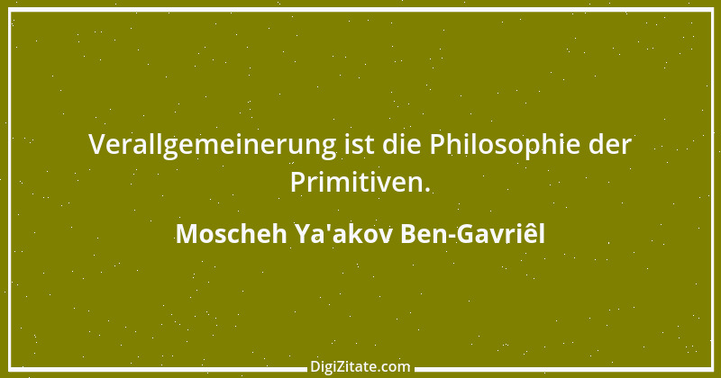 Zitat von Moscheh Ya'akov Ben-Gavriêl 1