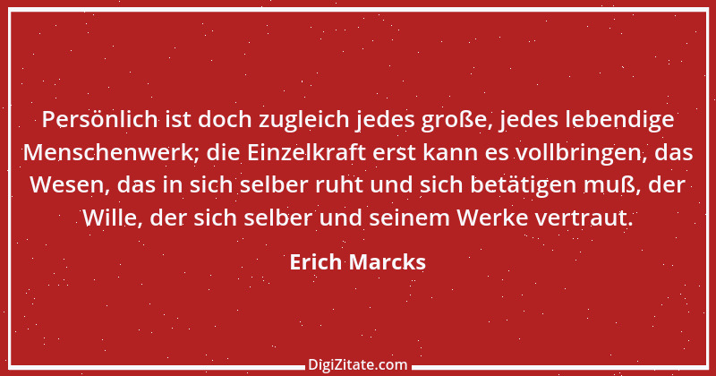 Zitat von Erich Marcks 1