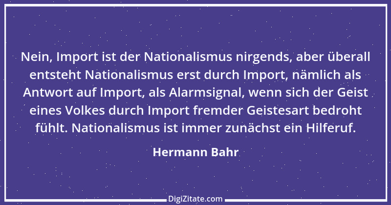 Zitat von Hermann Bahr 6