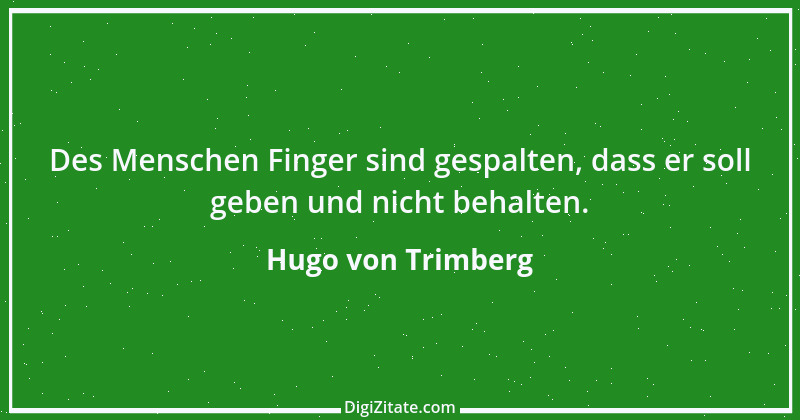 Zitat von Hugo von Trimberg 4