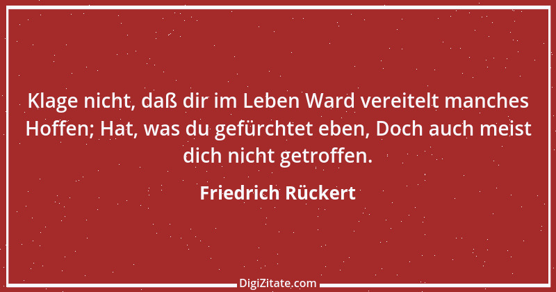 Zitat von Friedrich Rückert 68