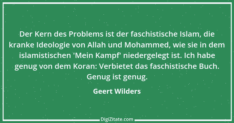 Zitat von Geert Wilders 3