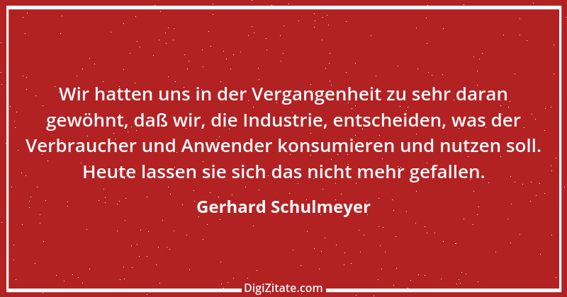 Zitat von Gerhard Schulmeyer 1