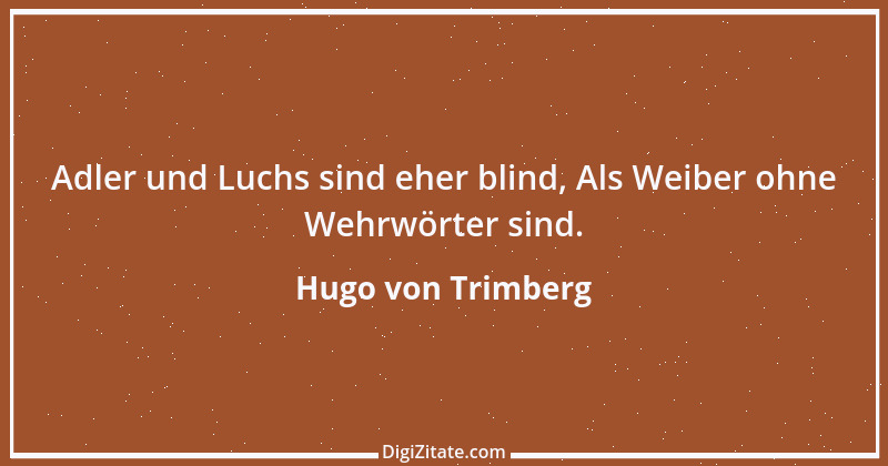 Zitat von Hugo von Trimberg 5