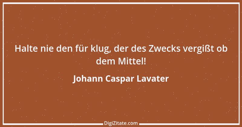 Zitat von Johann Caspar Lavater 69