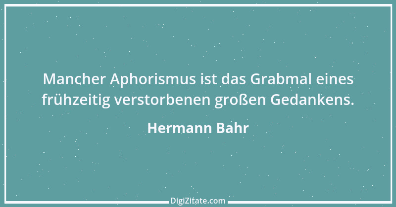 Zitat von Hermann Bahr 8