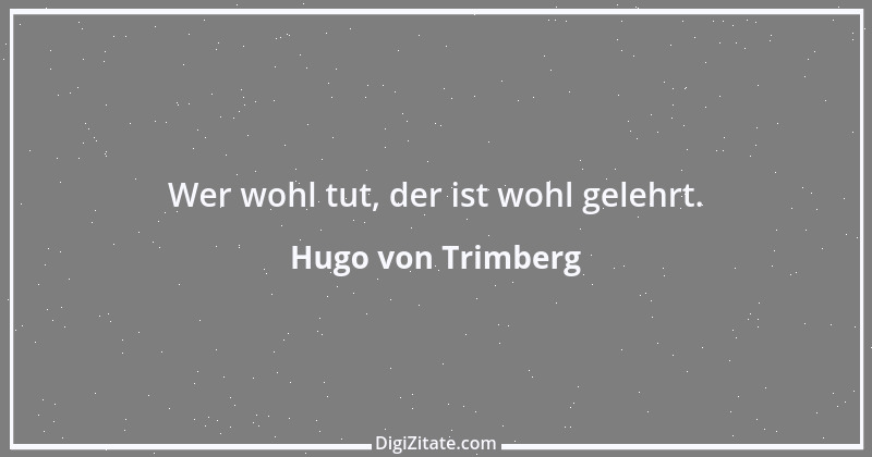 Zitat von Hugo von Trimberg 6