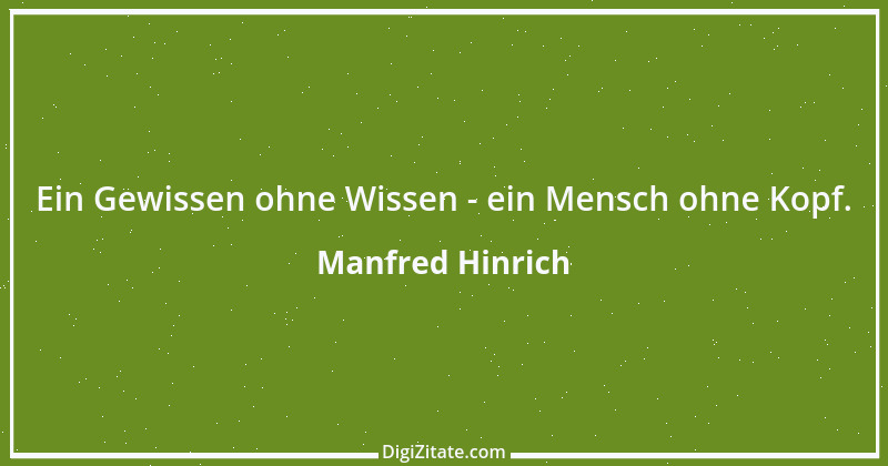 Zitat von Manfred Hinrich 3274