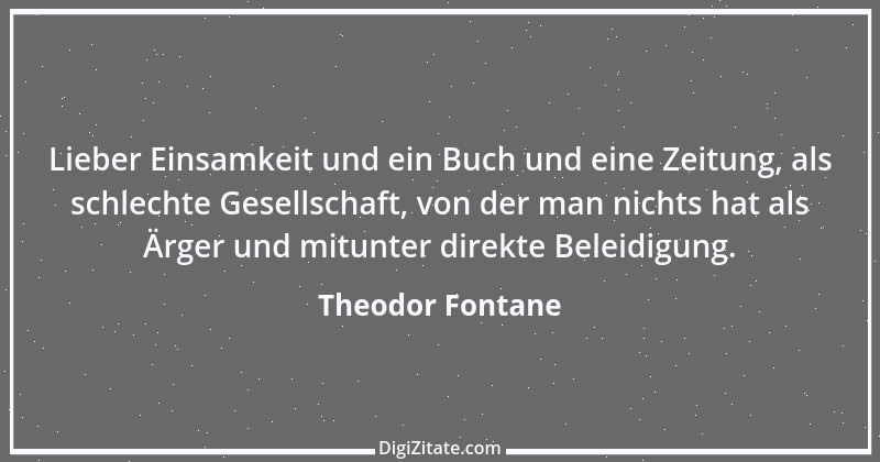 Zitat von Theodor Fontane 362