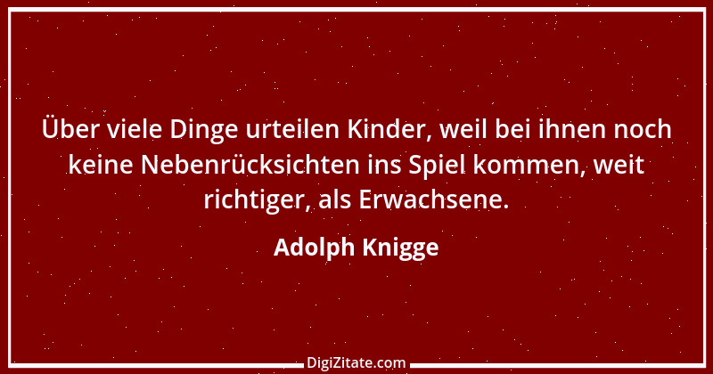 Zitat von Adolph Knigge 158