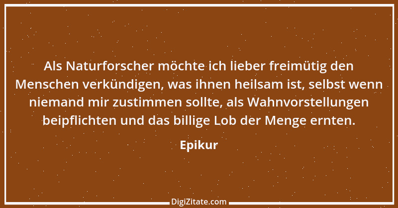 Zitat von Epikur 48