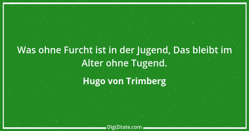 Zitat von Hugo von Trimberg 7