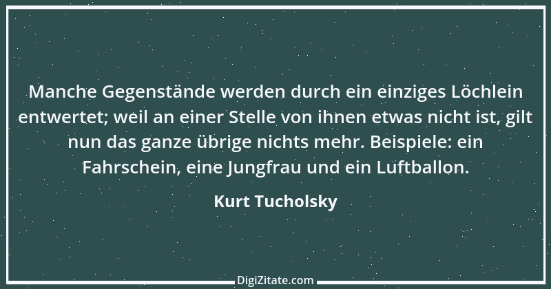 Zitat von Kurt Tucholsky 642