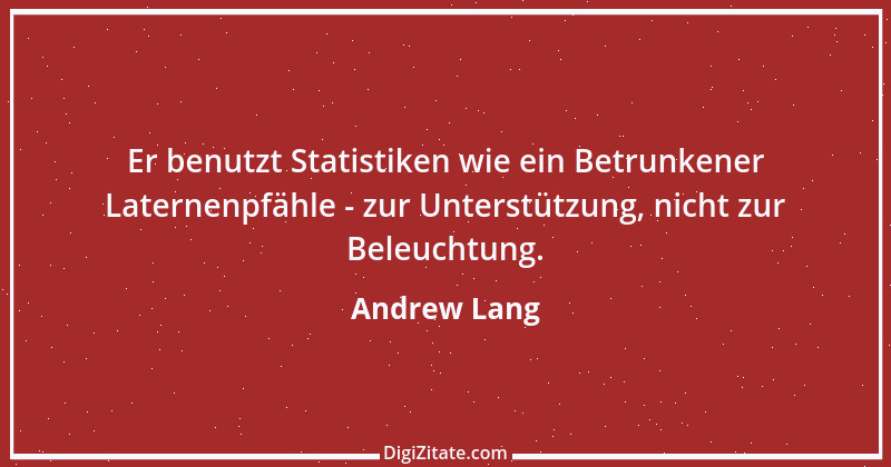 Zitat von Andrew Lang 1