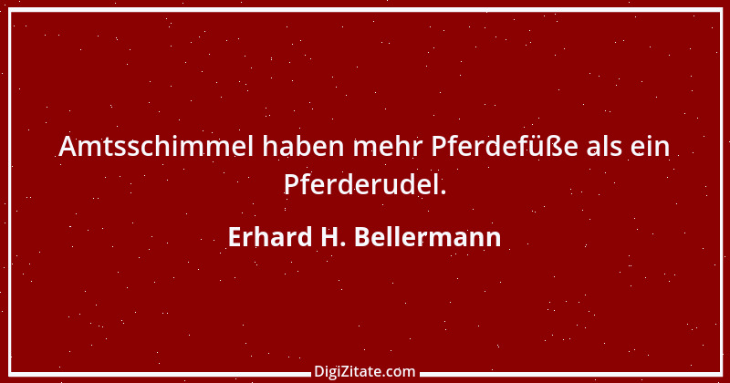 Zitat von Erhard H. Bellermann 616