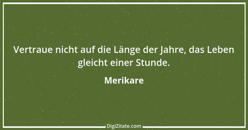 Zitat von Merikare 2