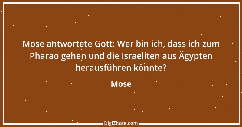 Zitat von Mose 5