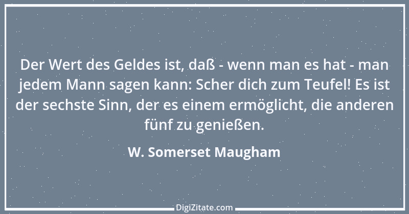 Zitat von W. Somerset Maugham 54