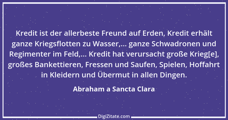 Zitat von Abraham a Sancta Clara 54