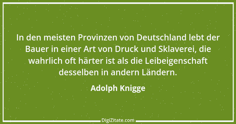 Zitat von Adolph Knigge 160