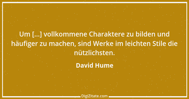 Zitat von David Hume 44