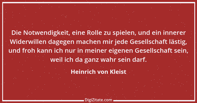 Zitat von Heinrich von Kleist 2