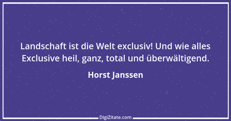 Zitat von Horst Janssen 3