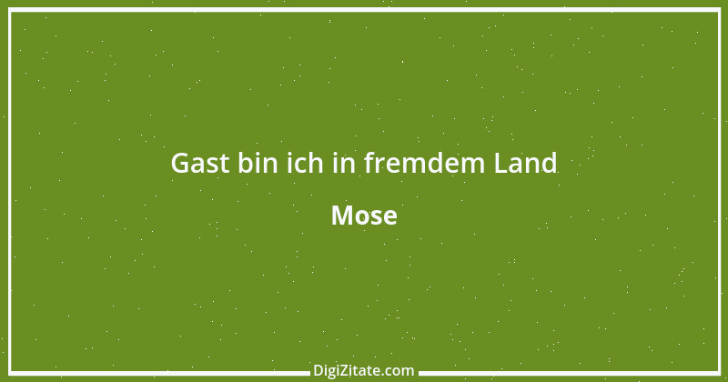 Zitat von Mose 6