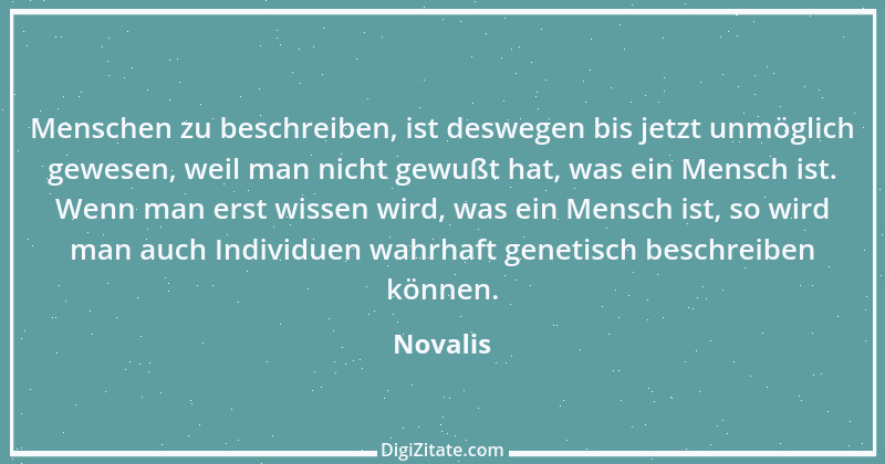 Zitat von Novalis 427