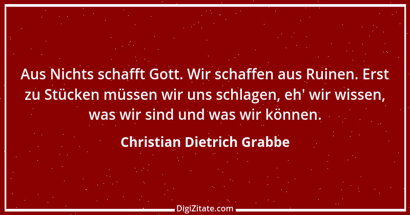 Zitat von Christian Dietrich Grabbe 3