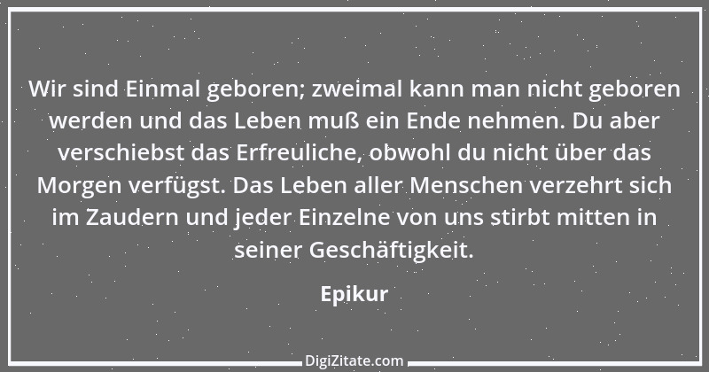 Zitat von Epikur 51