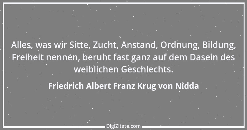 Zitat von Friedrich Albert Franz Krug von Nidda 4