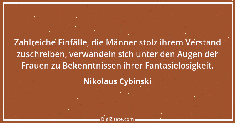 Zitat von Nikolaus Cybinski 11