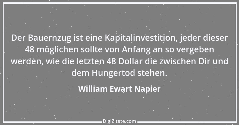 Zitat von William Ewart Napier 1