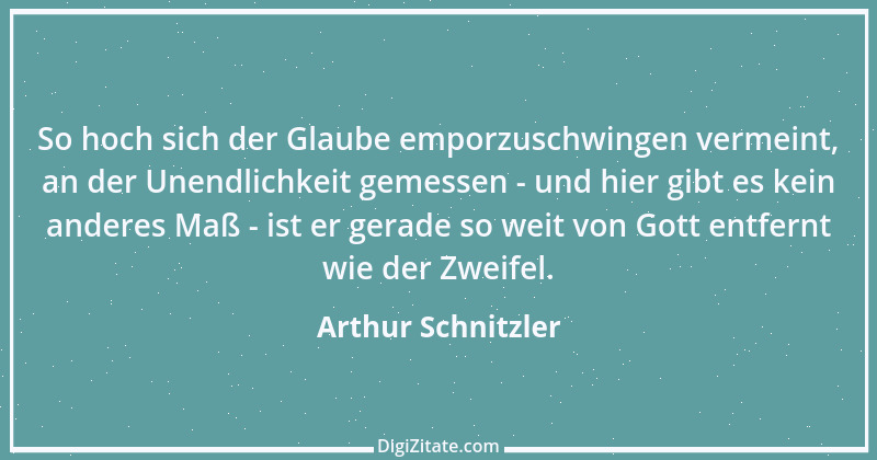 Zitat von Arthur Schnitzler 7