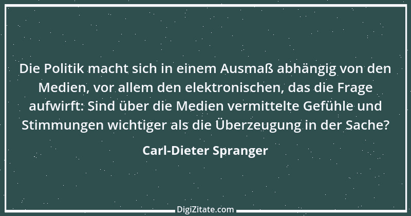 Zitat von Carl-Dieter Spranger 2