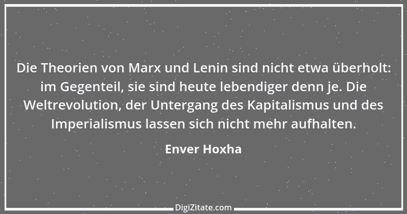 Zitat von Enver Hoxha 1