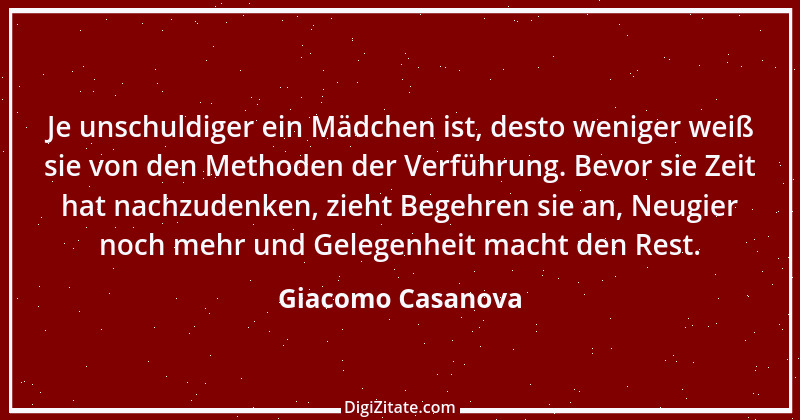 Zitat von Giacomo Casanova 28